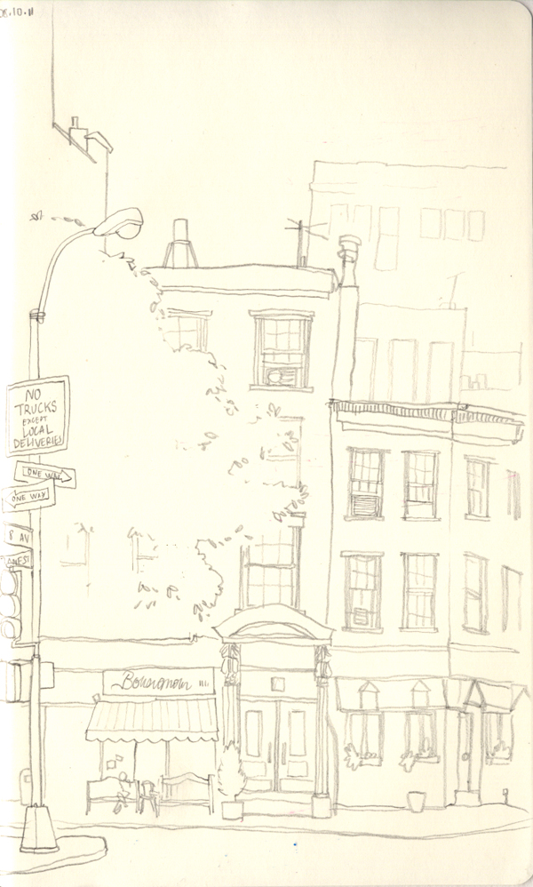 Croquis - NYC - Bonsignour, oct. 2011