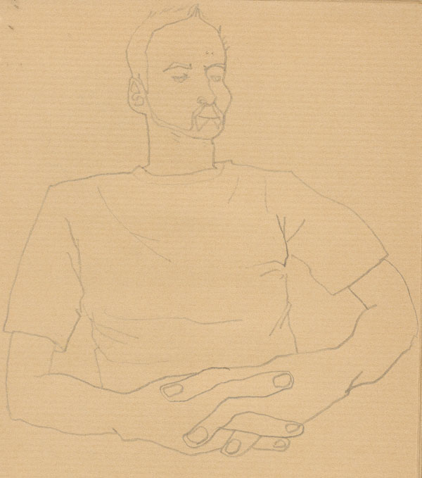Croquis Barcelonais - Juillet 2010 - Julien un peu difforme, juil. 2010