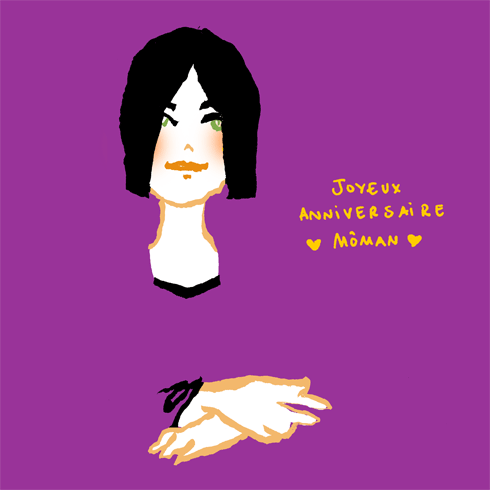 Illustration - Joyeux anniversaire Maman
