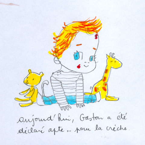 Gaston est apte pour la crèche