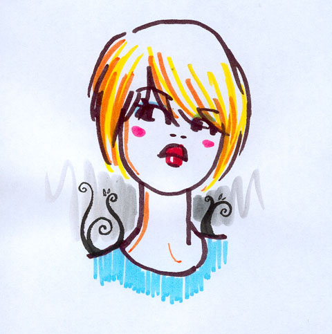 Moue blonde