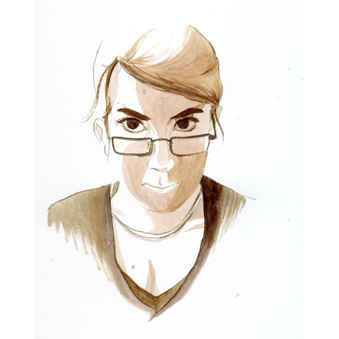 autoportrait qui tire la gueule
