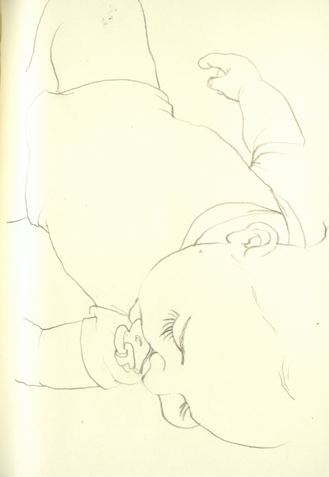 Gaston dort