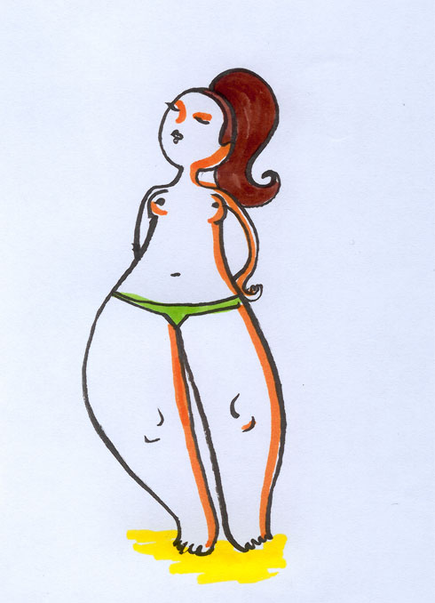 Fille poire