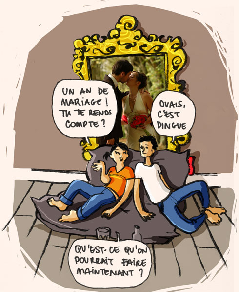 1 an de mariage