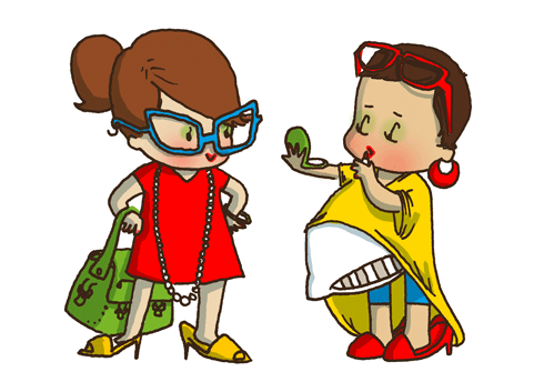 Illustration - les copines